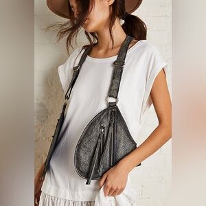 Free People Olympia leather harness bag